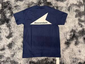 【1スタ】新品未使用 Size 2 DESCENDANT ORCA CREW NECK SS 半袖Tシャツ ディセンダント 191TNDS-CSM02S NAVY 正規店購入