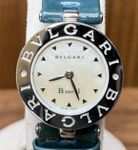 【ジャンク】 BVLGARI B-ZERO1 ブルガリ ビーゼロワン クォーツ レディース 腕時計 BZ22S 不動 シェル文字盤