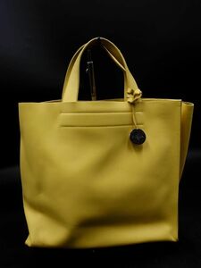 FURLA フルラ レザー 本革 トート バッグ 黄 ■■ ☆ ehc7 レディース