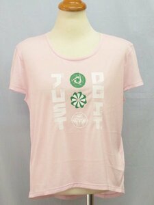 NIKE ナイキ 美品 レディース DRI-FIT キャップ袖 半袖Tシャツ カットソー M 薄ピンク★クロゆパ3★o073