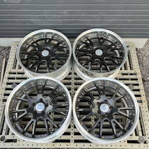 T394 中古ホイール WORK GNOSIS GS4 ワーク グノーシス 19×8.5j +25 PCD112 5H 5穴 