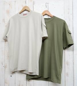 コールマン COLEMAN 　Tシャツ 　袖ポケット 速乾生地 2枚 セット ＊M size（チェスト86-92 身長165-175） ＊グリーン ベージュ アウトドア