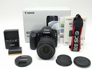 ●○【美品・総シャッター数1800回以下】Canon EOS 80D EF-S18-135 IS USM レンズキット デジタル一眼レフカメラ キャノン●025886001m○●