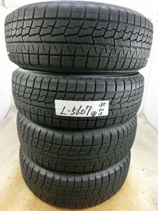 L-5608 溝あり 中古スタッドレス ヨコハマ アイスガード iG60 185/60R15 84Q (4本)