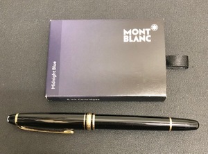  MONT BLANC モンブラン マイスターシュテュック ペン先 14K 585 14金 万年筆 筆記用具 文房具 インク付き　筆記確認済