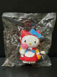 2002年 ハローキティ 赤ずきんちゃん ゼンマイ トコトコ人形 プラスチック製 人形 玩具 ぜんまい Hello kitty サンリオ 2000年代 童話