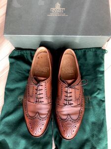 クロケット&ジョーンズ カーディフ 7 1/2 E CROCKETT&JONES CARDIF 箱・シューバッグ付属