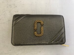 【THE MARC JACOBS】ザ　マークジェィコブス　折財布　ブロンズブラウン　レザー　SY02-FAF