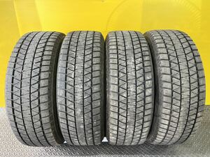 T1167 中古 225/65R17 BRIDGESTONE BLIZZAK DM-V3 ブリヂストン ブリザック 冬タイヤ スタッドレス バリ溝 ４本セット