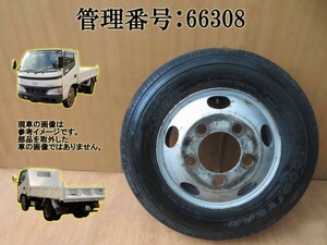 ヒノデュトロ XZU311T スチールホイール/タイヤホイール1本