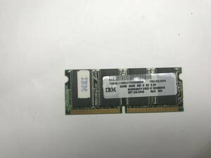 【ジャンク】IBM 32MB 144Pin 60NS ノート用メモリー　20L0244/20L0243/10L1196