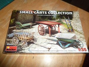 1/35　手押し荷車５種セット　ミニアート MiniArt SMALL CARTS COLLECTION 35621