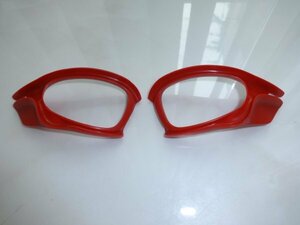 処分価格!★オークリー ジュリエット用 サイドブラインダー Replacement Side Blinders for-Oakley Juliet Frame RED 新品 OAKLEY