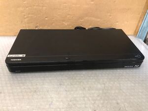 TOSHIBA DBR- W508，HDD再生OK，BD再生OK，その他動作未確認　本体のみ，中古現状品（100s）A-2