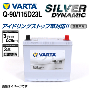 Q-90/115D23L トヨタ ヴォクシー 年式(2007.06-2014.01)搭載(55D23L) VARTA SILVER dynamic SLQ-90