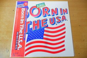 A4-324＜帯付LP/美品＞Born In The U.S.A. なりきりカラオケ