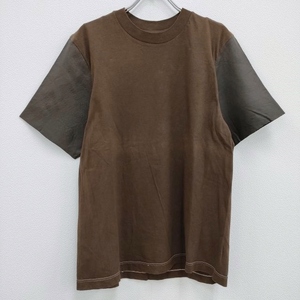 Maison Martin Margiela アーティザナル 袖レザーTシャツ 010 2000年代初期 フランス製 ここのえ マルタンマルジェラ 3-1022S F94386