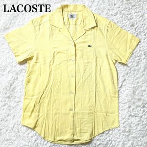 LACOSTE ラコステ ブラウス シャツ ロゴ 半袖 M レディース C82420-20