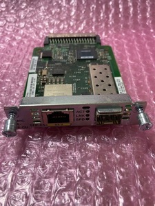 ★中古 Cisco ルーターモジュール (EHWIC-1GE-SFP-CU) 拡張高速 WAN インターフェイス カード