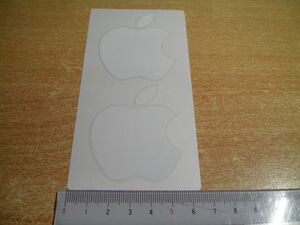 ◆月末特価◆Apple 純正ロゴシール iPhone 5/5S の付属品 2枚SET