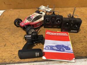 京商 インファーノ 車体 inferno Tris KYOSHO　プロポ3個　SIDEWINDER 取説 動作不明 ラジコン RC 現状渡