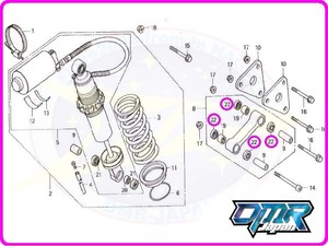 【新品】 オイルシール (リアサス リンク) NSR250R MC21 MC28 91262-KV3-831