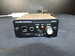 audio-technica AT-MA2 マイクロフォンアンプ 通電確認O.K. ACアダプター付属　現状品　①