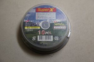 SuperX DVD-R for Video 8cm 30分 等倍速対応 10枚 未開封★1065