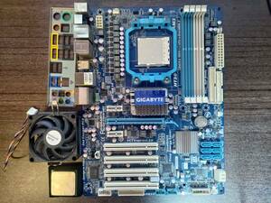 CPU AMD Phenom II X4 905e + マザー GIGABYTE GA-770TA-UD3 装着済みセット 起動確認済み