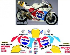 グラフィック 車体用/スズキ RGV250Γ ガンマ(VJ21A)88-90/ケビンシュワンツ1989 PISTA RACE