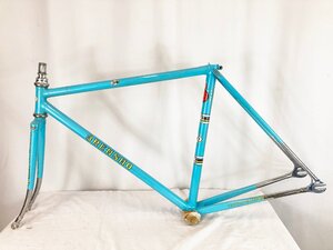 中古品 3RENSHO ピストバイク フレーム ビンテージ 3連勝 NJS クロモリ / 名古屋発11-127△