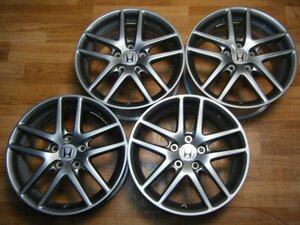 IB-438 ホンダ アコード ユーロR 純正 17×7J 5H-114.3 +55 (4本) CL7 オデッセイ ヴェゼル ステップW 送料は全国一律6600円 離島を除く