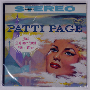 PATTI PAGE/JUST A CLOSER WALK WITH THEE/MERCURY SR60233 LP