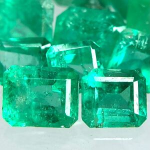 ●天然エメラルドおまとめ20.02ct●o ルース 裸石 宝石 ジュエリー jewelry emerald beryl ベリル 緑玉 w4B63