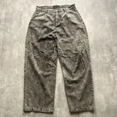 archive y2k grunge wide pants denim punk