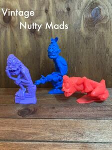 ビンテージ ナッティーマッズ Nutty Mads 3体セット当時物 アメトイ アメリカントイラットフィンクウィアード ヴィンテージ フィギュア