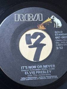 ELVIS PRESLEY IT’S NOW OR NEVER 両面EX+