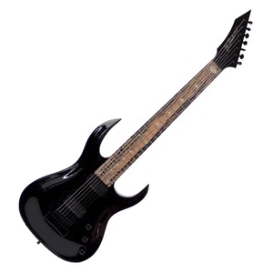 B.C.Rich SHREDZILLA 7 PROPHECY ARCHTOP WITH EVERTUNE Gloss Black White Line Inlays 7弦エレキギター アウトレット