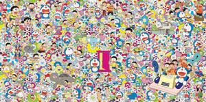 村上隆 × 藤子・F・不二雄 コラボ ドラえもん ポスター 【あんなこといいな 出来たらいいな】 Takashi Murakami / Edition 1000 / Signed.