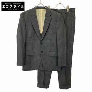 PaulSmith ポールスミス グレー ストライプ ウールシルク 2Pスーツ グレー M スーツ ウール メンズ 中古