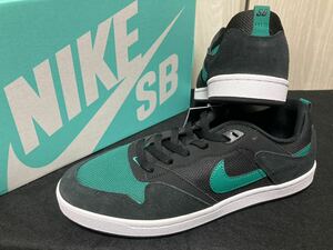 新品未使用29cm NIKE ナイキ SB アリウープ Alleyoop スケートボードシューズ メンズスニーカーブラックグリーン緑黒スケシュー