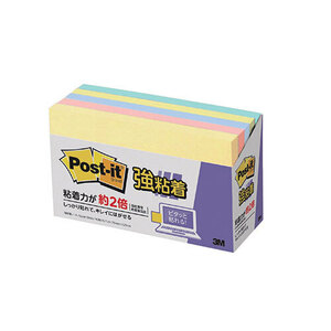 3M Post-it ポストイット 強粘着ノート パステルカラー 5個パック 4色 3M-655-5SSAP /l