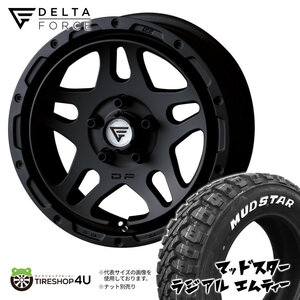 4本セット デルタフォース オーバーランダー OVERLANDER 16x7.0J 5/114.3 +35 MB MUDSTAR マッドスター ラジアル M/T 205/60R16 WL 90ノア