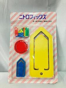 ★昭和レトロ 未使用希少品★　レトロクリップセット ニトロフィックス キッセイ薬品工業/文房具/クリップ　M3_YP