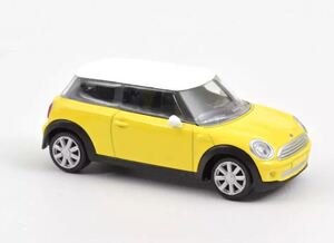 ノレブ 1/54 ミニ クーパー ワン 2006 イエロー / ホワイトルーフ NOREV MINI COOPER ONE ミニカー