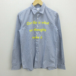 Q■定価24840円■ユニフォームエクスペリメント PHILOSOPHY REGULAR COLLAR SHIRT長袖シャツ【 1 】MENS/26【中古】