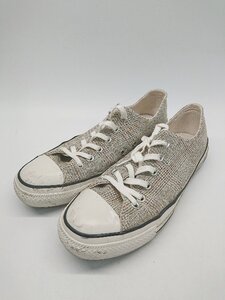 ◇ converse ALL STAR US GLENCHECK OX USグレンチェック 1SC607 スニーカー シューズ サイズ26.5 ベージュ系 レディース P