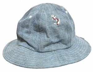 保管品 参考定価6490円 直営店舗限定 avirex アヴィレックス TYPE BLUE タイプブルー DENIM HAT デニム ハット