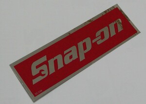 定番品 ★Snap-On スナップオン★ 耐水メタルステッカー