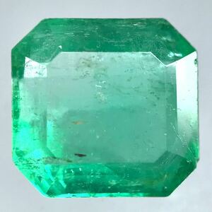 2ctUP!!(天然エメラルド2.385ct)u 約8.3×8.0mmソーティング付 ルース 裸石 宝石 ジュエリーjewerly emerald ED7/ED7 i